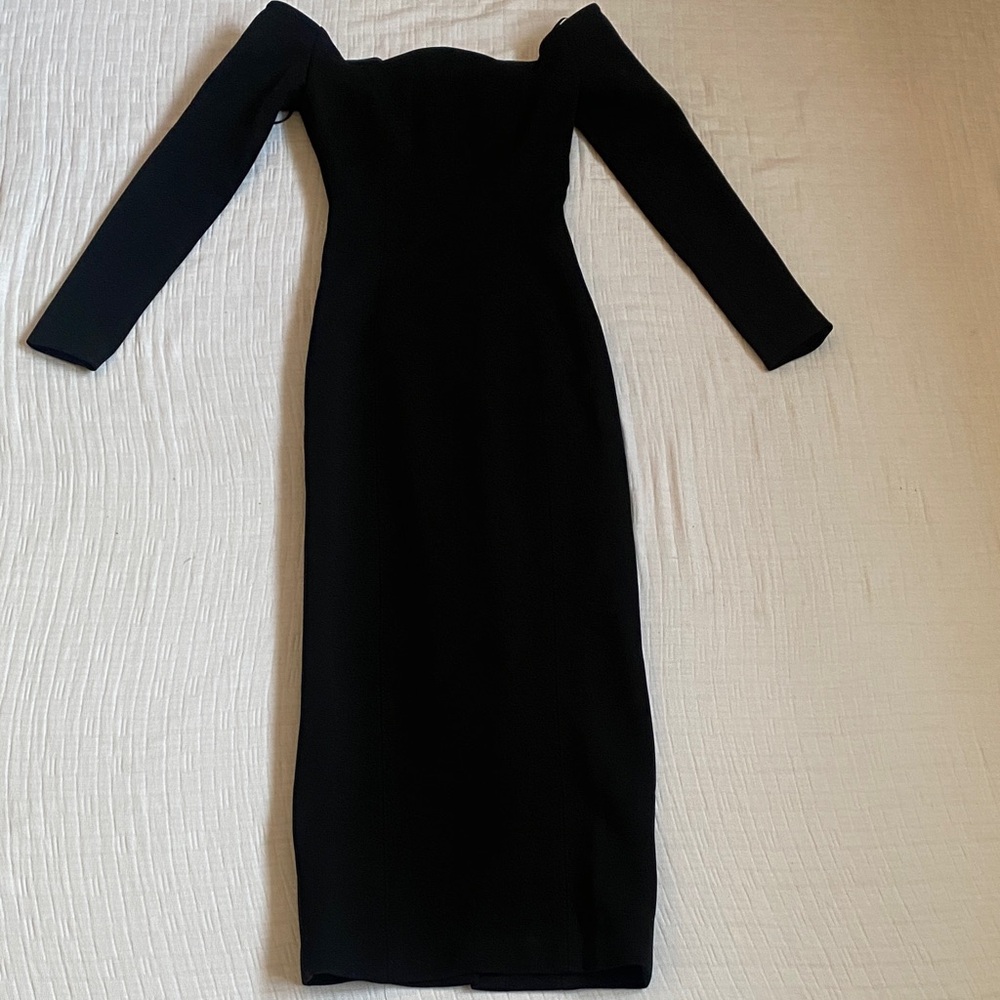 MISHA Chic Black Long Sleeve Dress